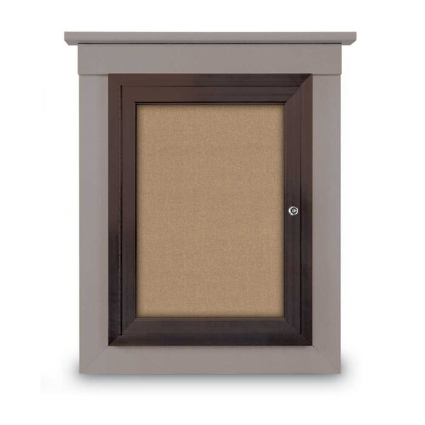 Sliding Glass Enclosed Letterboard, 60"x3